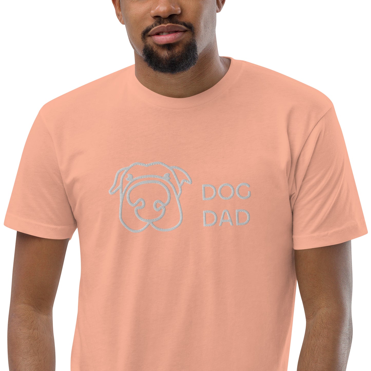 Embroidered Dog Dad T-Shirt