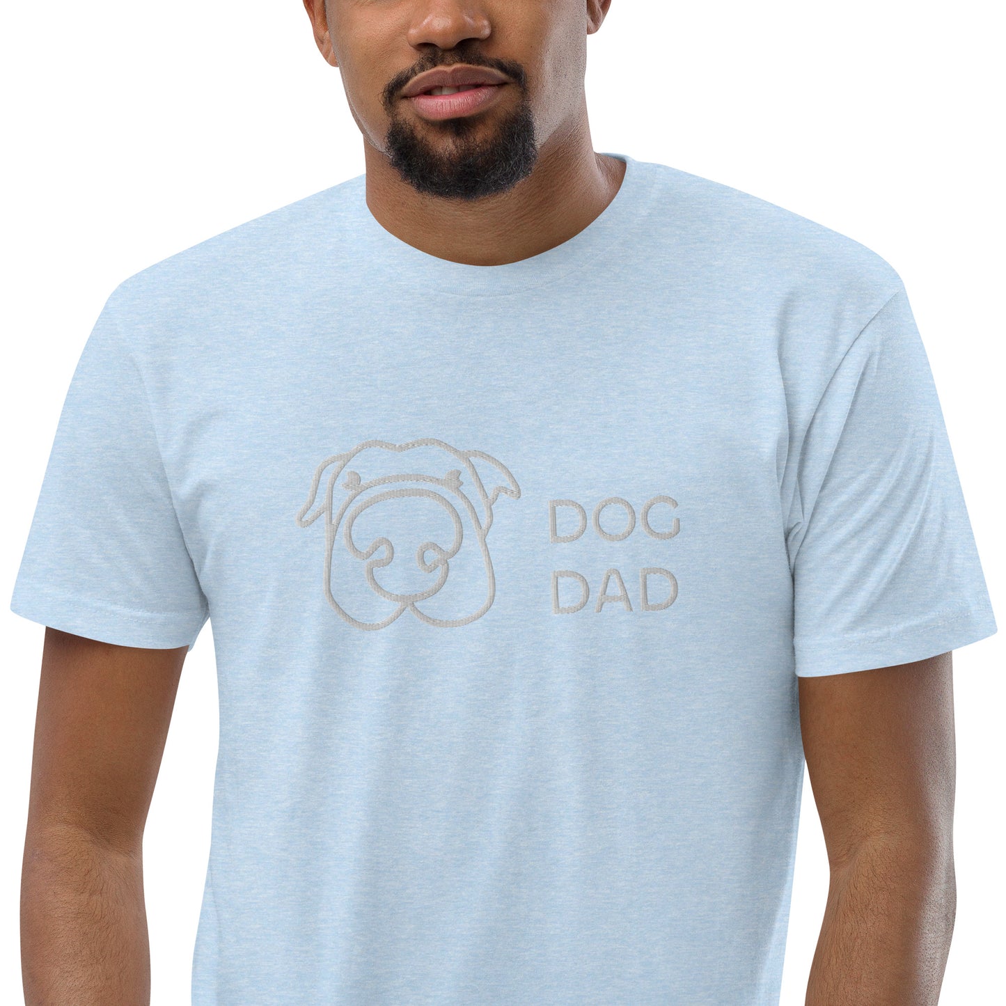 Embroidered Dog Dad T-Shirt