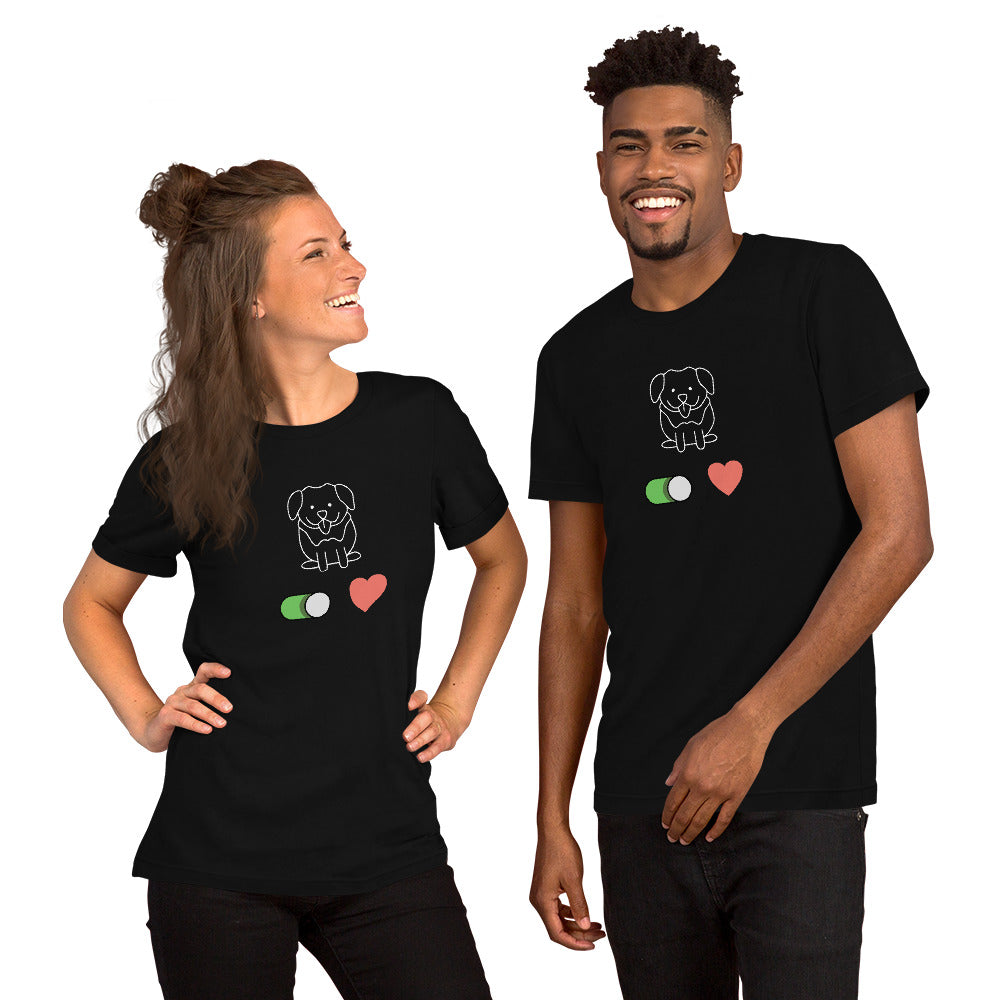 Dog Love Unisex t-shirt