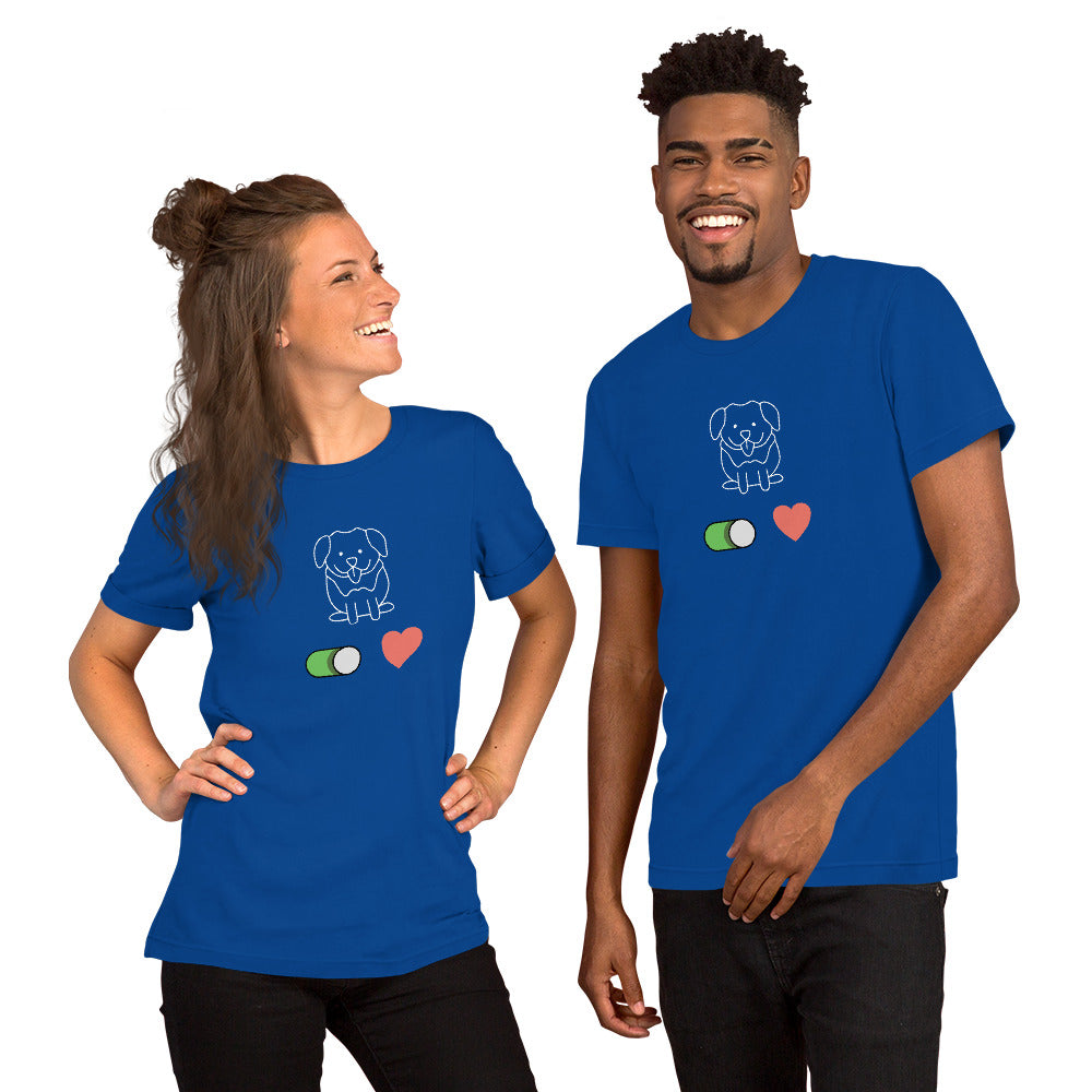 Dog Love Unisex t-shirt
