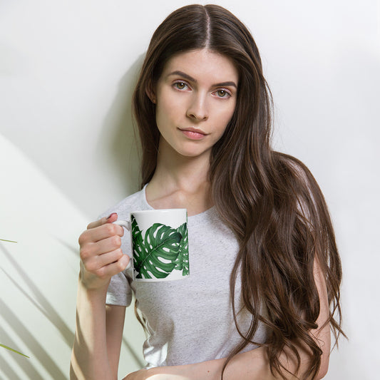 Monstera Leaf Mug