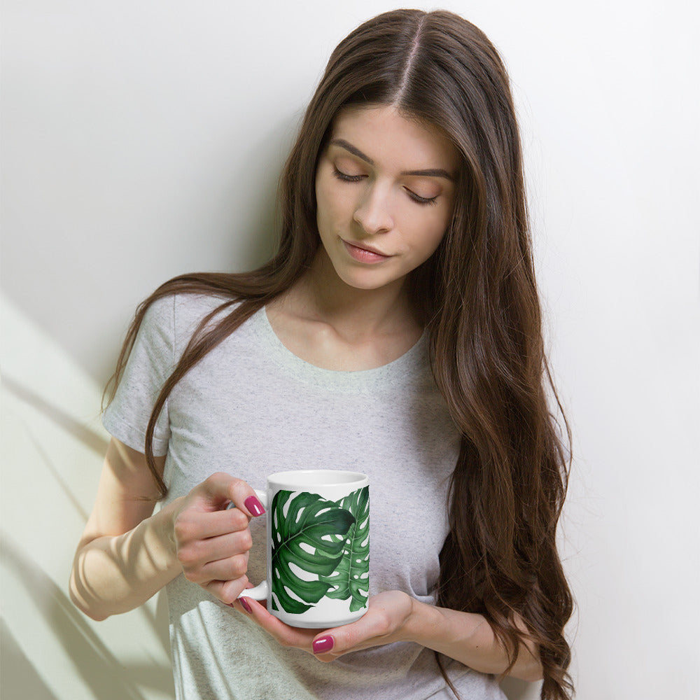 Monstera Leaf Mug