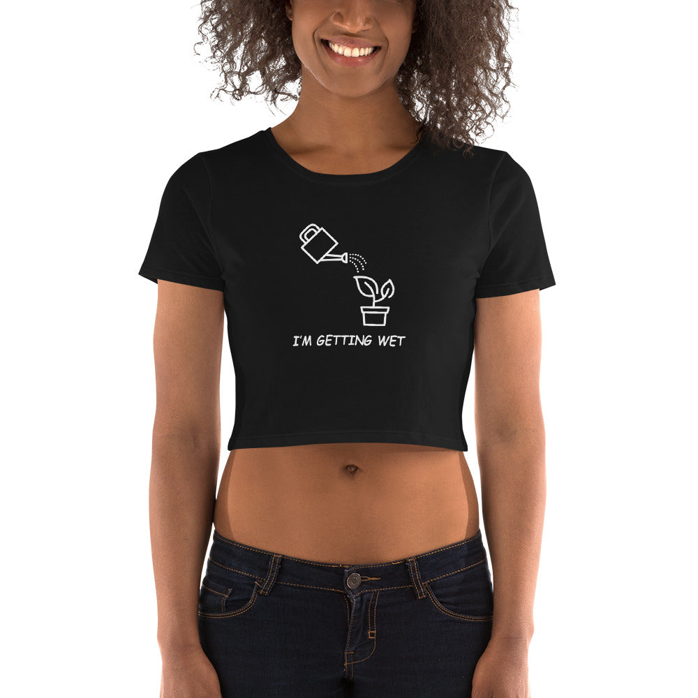 It's Getting Wet Women’s Crop Tee