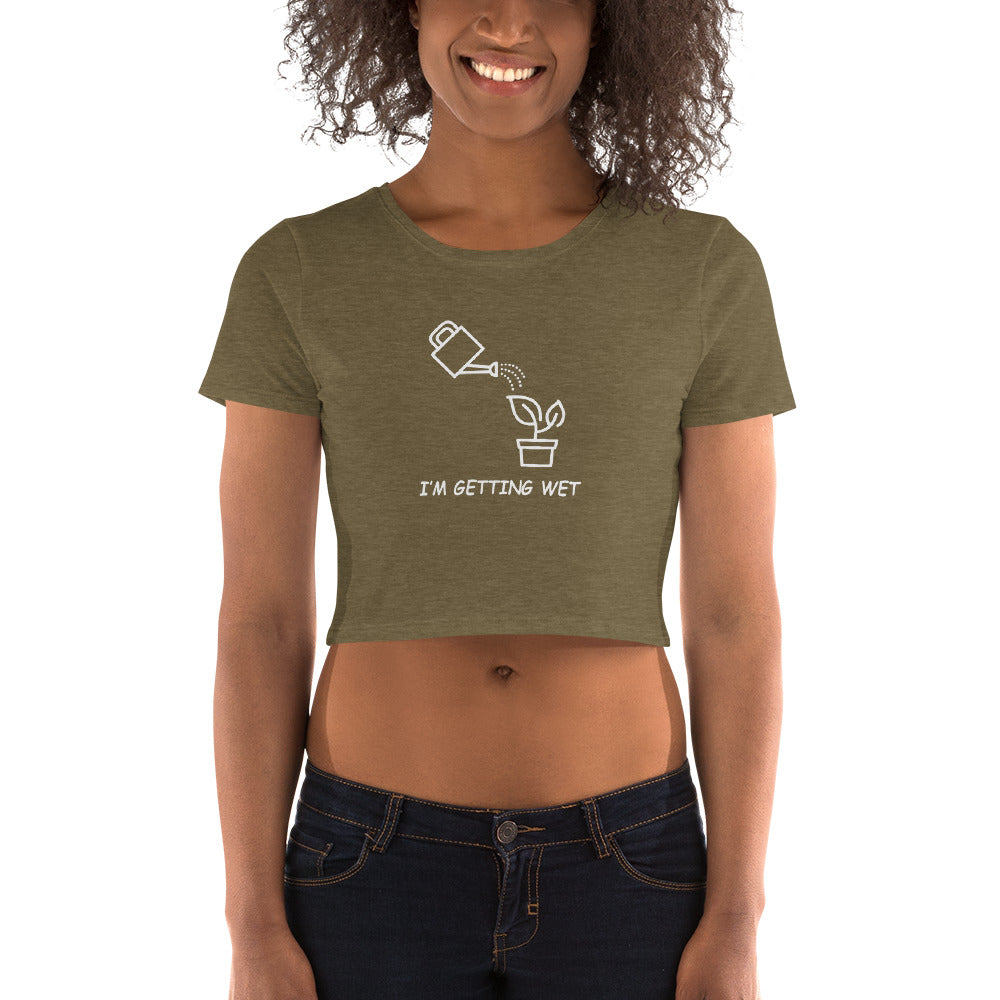 It's Getting Wet Women’s Crop Tee