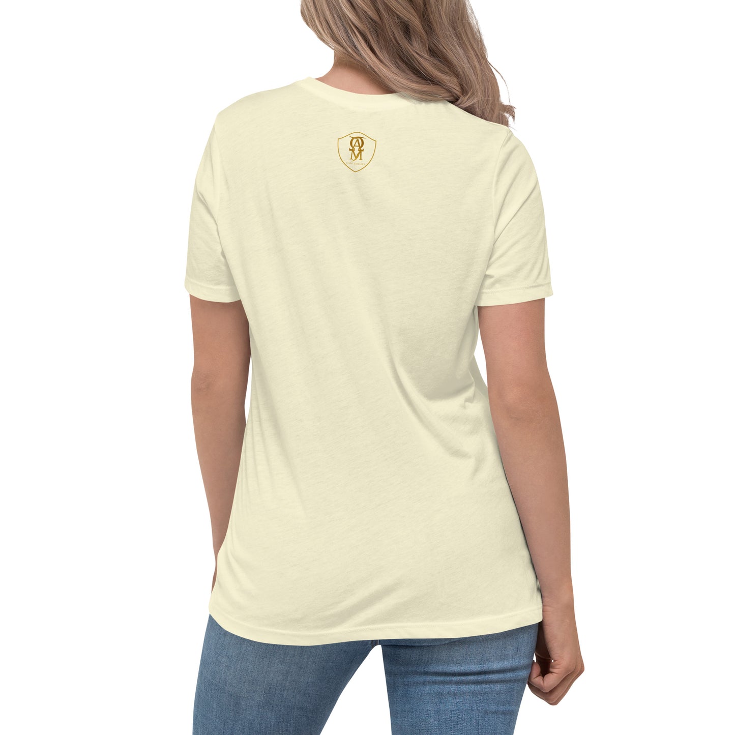 Embroidered Dog Mom Women's Relaxed T-Shirt